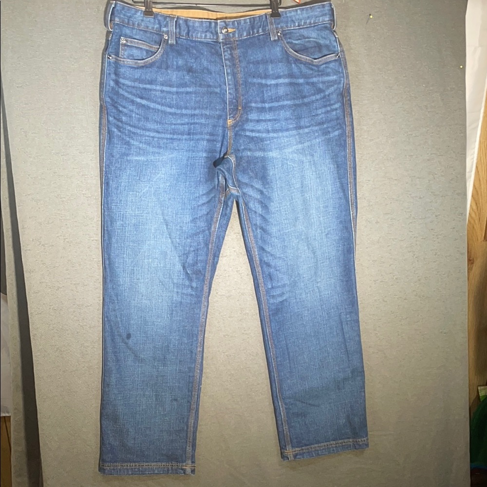 Duluth Trading Co Blue Straight Plus size Jeans with Soft Denim Plus size